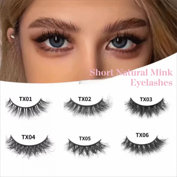 Looks So Natural, False Eyelashes, 12 mm, 32 Styles for choose, Contact Lens Friendly, Easy to Apply, Reusable Strip Lashes, Glue On